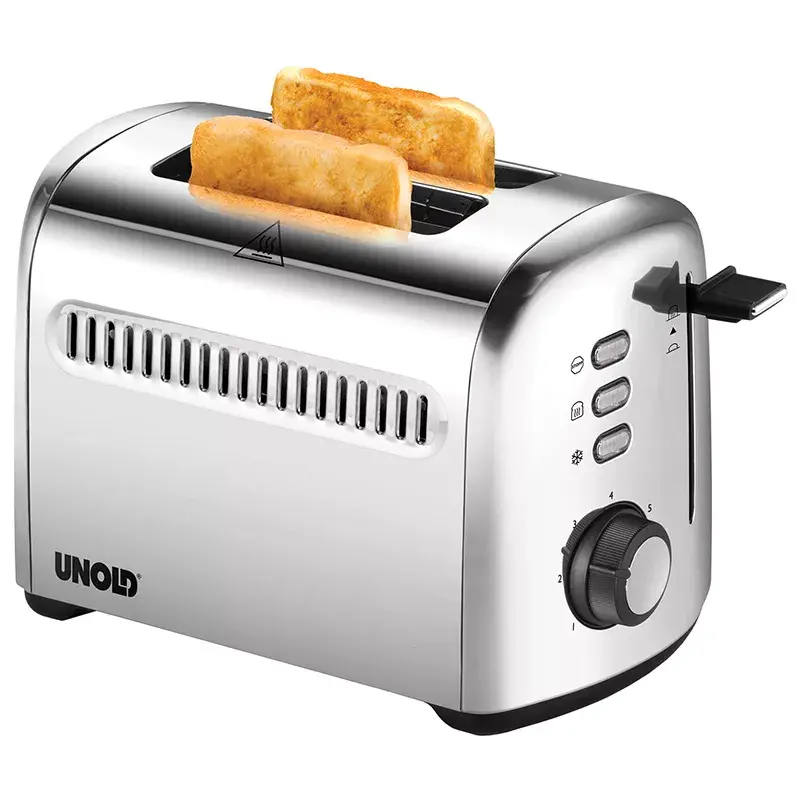 Unold 38326 Retro toaster, 2 slices, 2 slots, Stainless steel