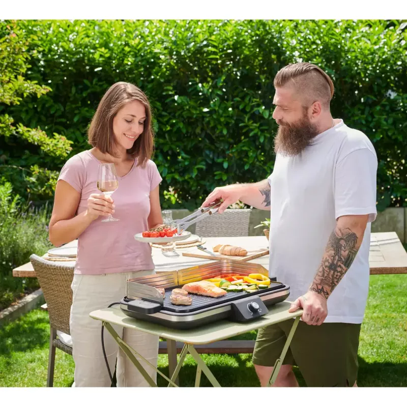 Contact grill Severin PG 8564 2300 W Black Stainless steel
