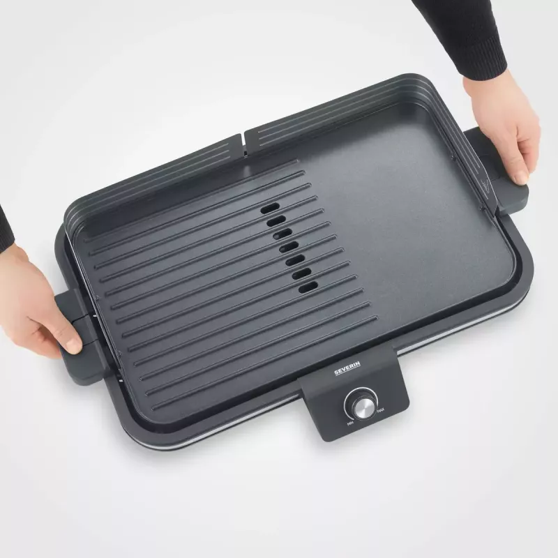 Contact grill Severin PG 8564 2300 W Black Stainless steel