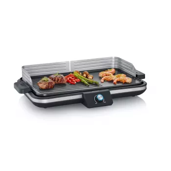 Contact grill Severin PG 8564 2300 W Black Stainless steel