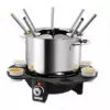 Electric Fondue Unold 48645 1.5L 8 Persons Black Silver
