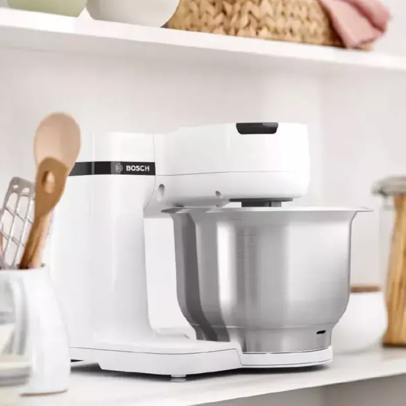Food processor Bosch Serie 2 MUMS2EW00 — 700 W motor, 3.8 L stainless steel bowl, white