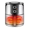 Unold 58655 fryer Double 5 L 1400 W Hot air fryer Black, Stainless steel