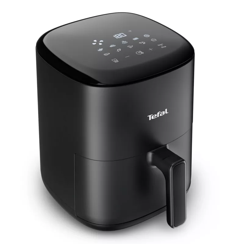 Hot air fryer Tefal Easy Fry EY145810 — 3 L capacity, 1300 W, touch control, LCD display, black
