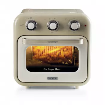 Ariete 4632 Air fryer and oven Vintage, 1400W, 2in1, Capacity 16L, Accessories included, Timer 60 minutes, Double glass, Beige