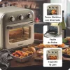 Ariete 4632 Air fryer and oven Vintage, 1400W, 2in1, Capacity 16L, Accessories included, Timer 60 minutes, Double glass, Beige