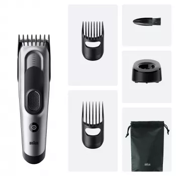 Braun HC7590 hair trimmers/clipper Black, Silver 17 Nickel-Metal Hydride (NiMH)