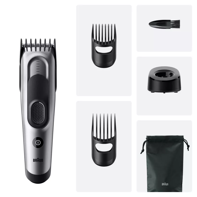 Braun HC7590 hair trimmers/clipper Black, Silver 17 Nickel-Metal Hydride (NiMH)