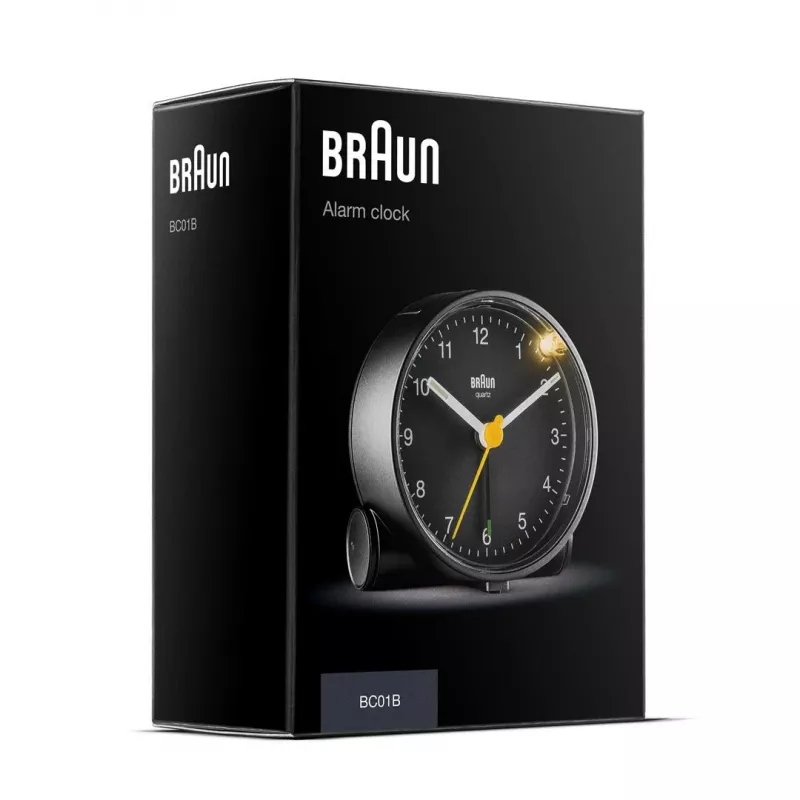 Braun BC01B Quartz alarm clock Black