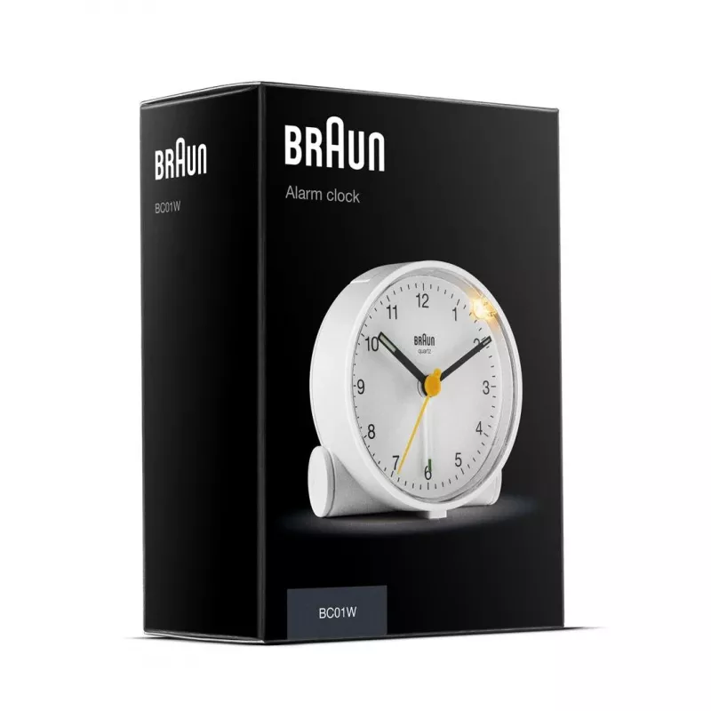 Braun BC01W Quartz alarm clock White