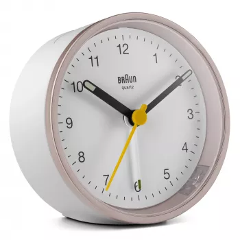 Braun BC12 Quartz alarm clock Pink, White