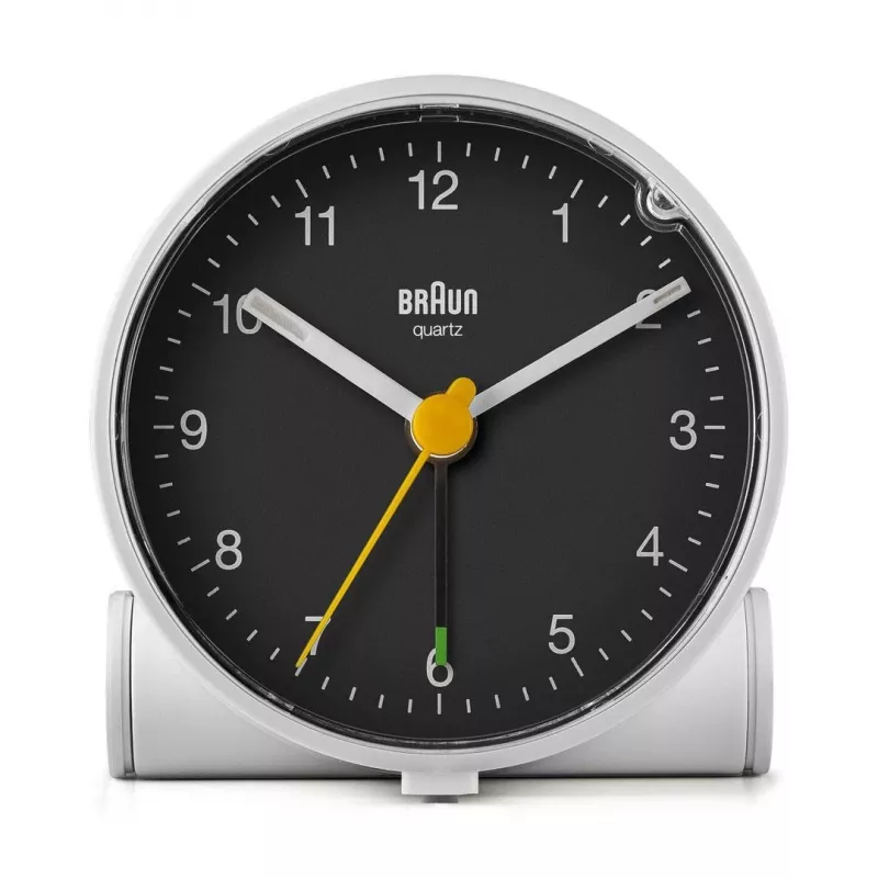 Braun BC01WB Quartz alarm clock Black, White