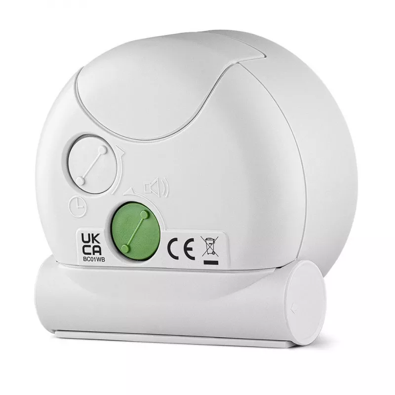 Braun BC01WB Quartz alarm clock Black, White