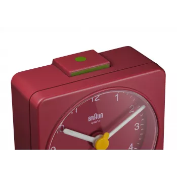 Braun BC02R alarm clock Quartz alarm clock Red
