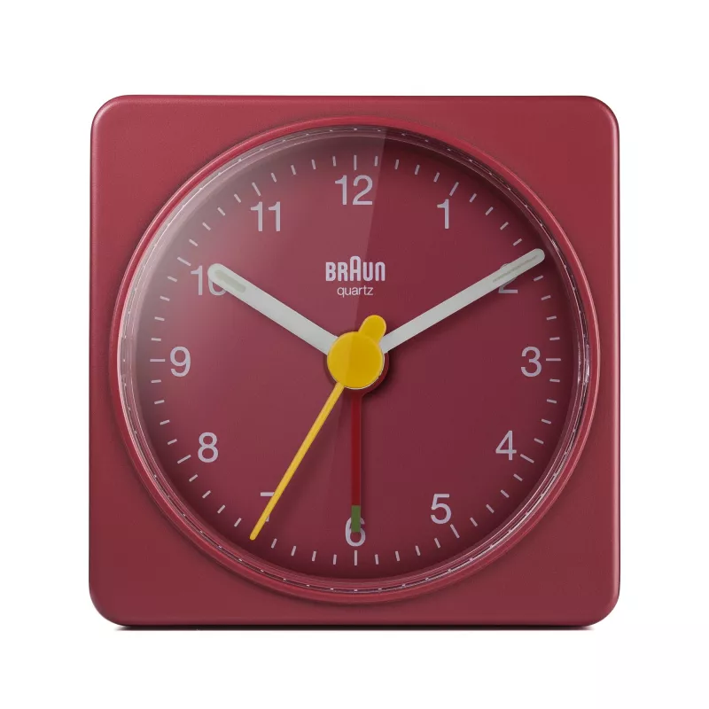 Braun BC02R alarm clock Quartz alarm clock Red