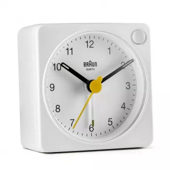Braun BC02XW Quartz alarm clock White