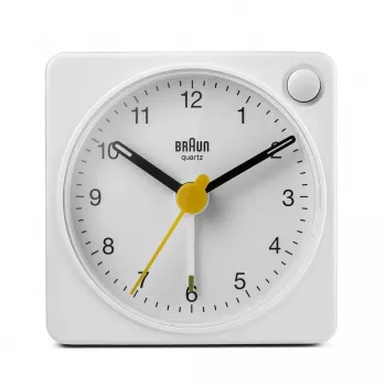 Braun BC02XW Quartz alarm clock White