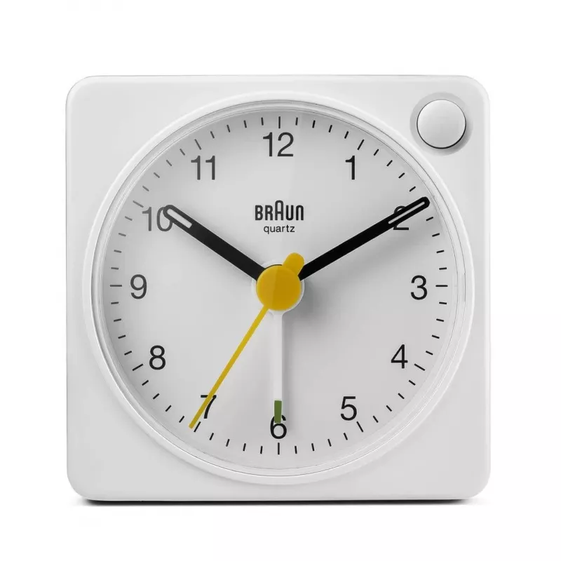 Braun BC02XW Quartz alarm clock White