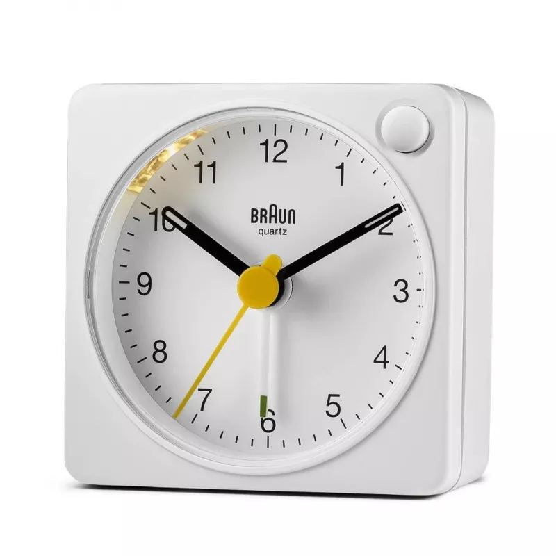 Braun BC02XW Quartz alarm clock White