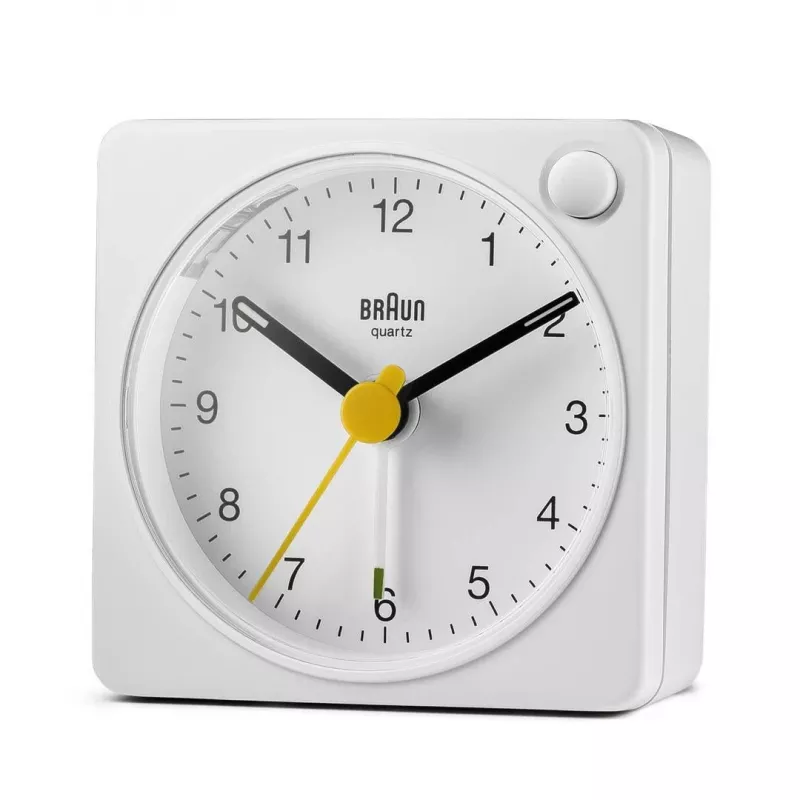 Braun BC02XW Quartz alarm clock White