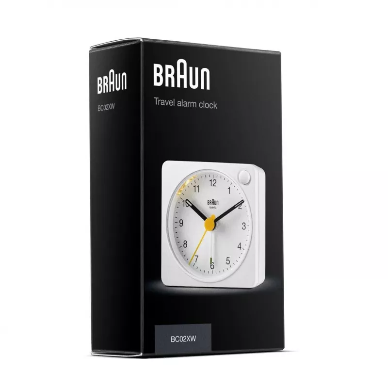 Braun BC02XW Quartz alarm clock White