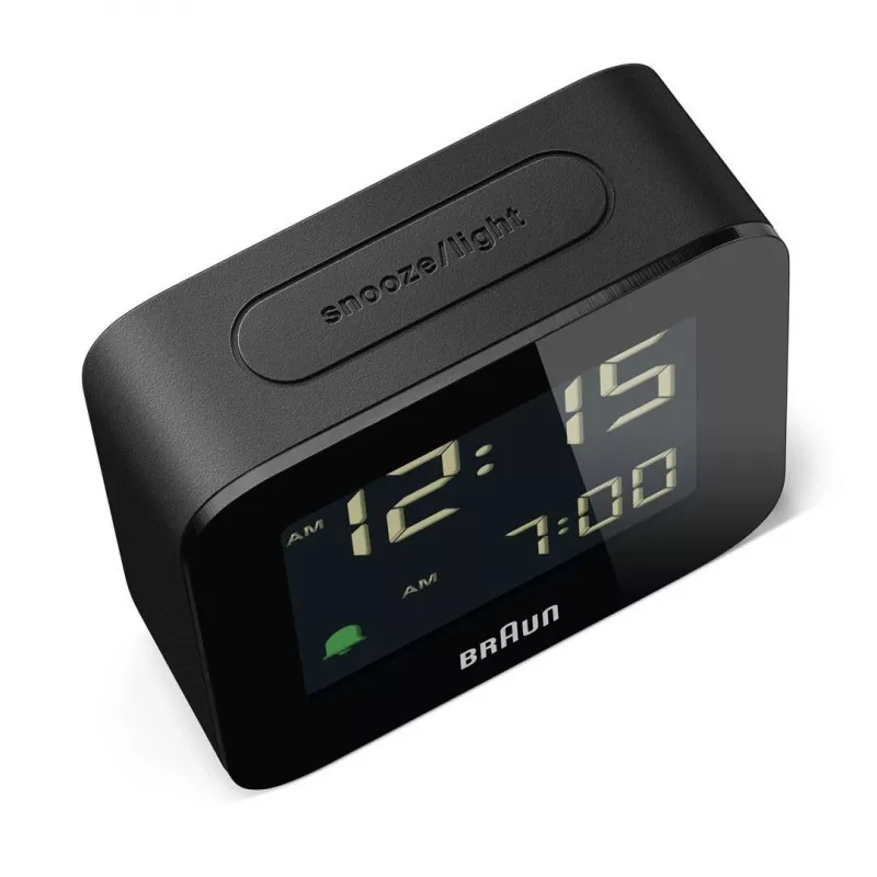 Braun BC08 Digital alarm clock Black