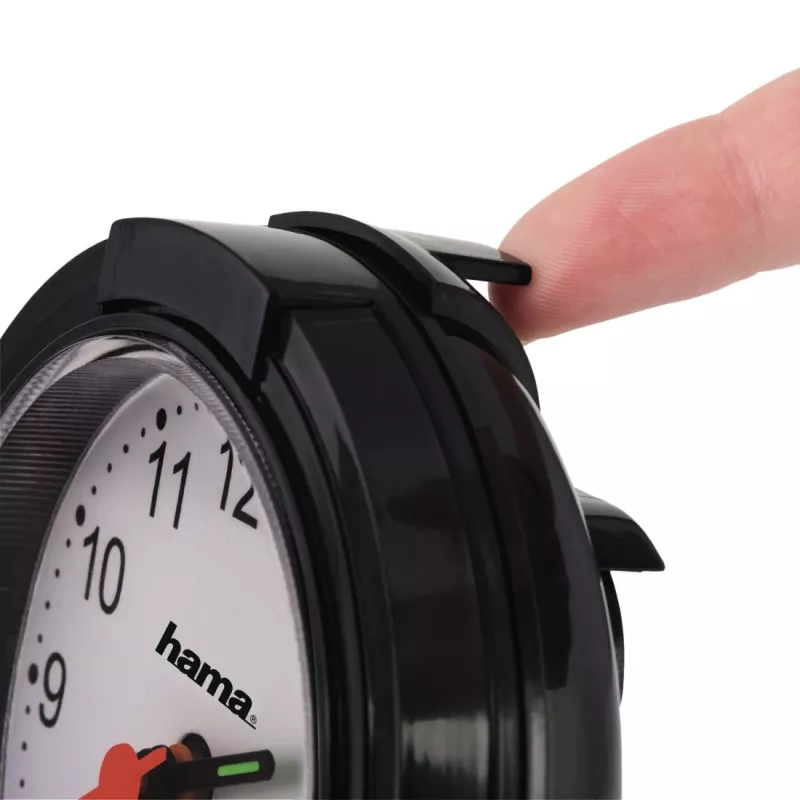 Analog Clock Hama Classic Black White