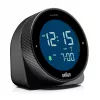 Alarm clock BRAUN BC 24 B DCF black — radio-controlled alarm with digital display