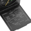 Alarm Clock BRAUN BC 05 B Quartz Foldable Black — compact travel alarm with quartz movement