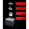 Unold Doppio Compressor ice cream maker 2.4 L 250 W Black, Satin steel