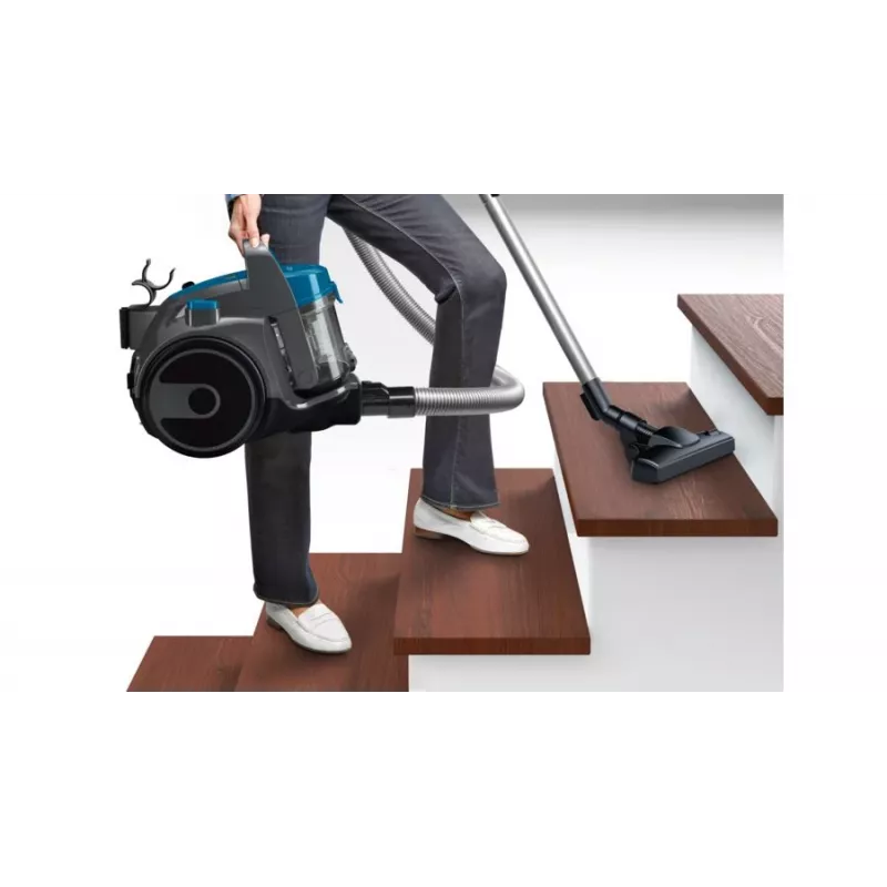 Cylinder vacuum Bosch BGS05A220 700W bagless 1.5L, telescopic stainless steel tube, washable EPA filter