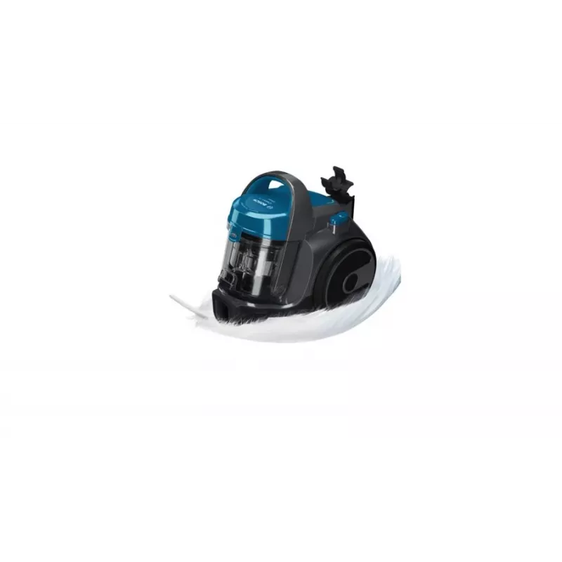 Cylinder vacuum Bosch BGS05A220 700W bagless 1.5L, telescopic stainless steel tube, washable EPA filter