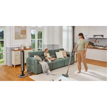 Dreame Z10 2-in-1 stick vacuum Battery Dry Foam, Micro Bagless 0.5 L 481 W Beige 2900 Ah
