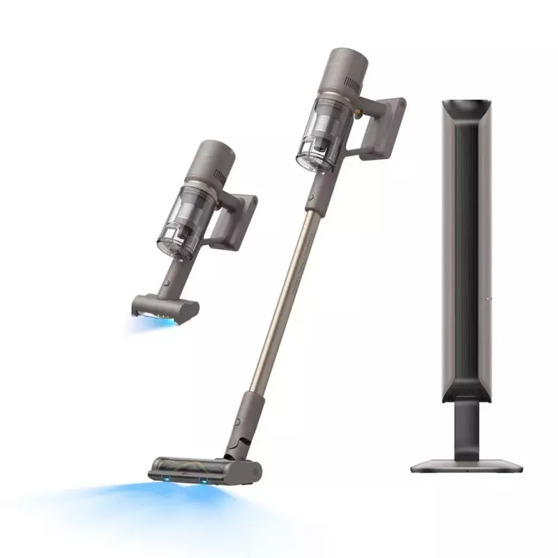 Dreame Z10 Station 2-in-1 cordless stick vacuum, bagless, 150 AW, 481 W, 65 min runtime, Beige