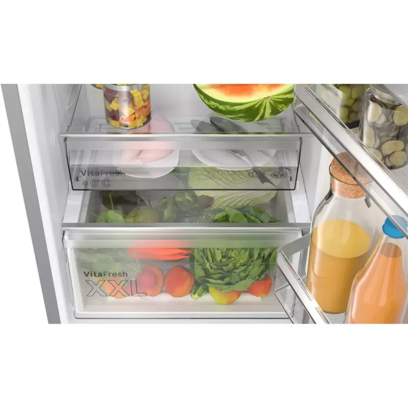 Bosch Serie 4 KGN36VICT fridge-freezer Freestanding 321 L Stainless steel