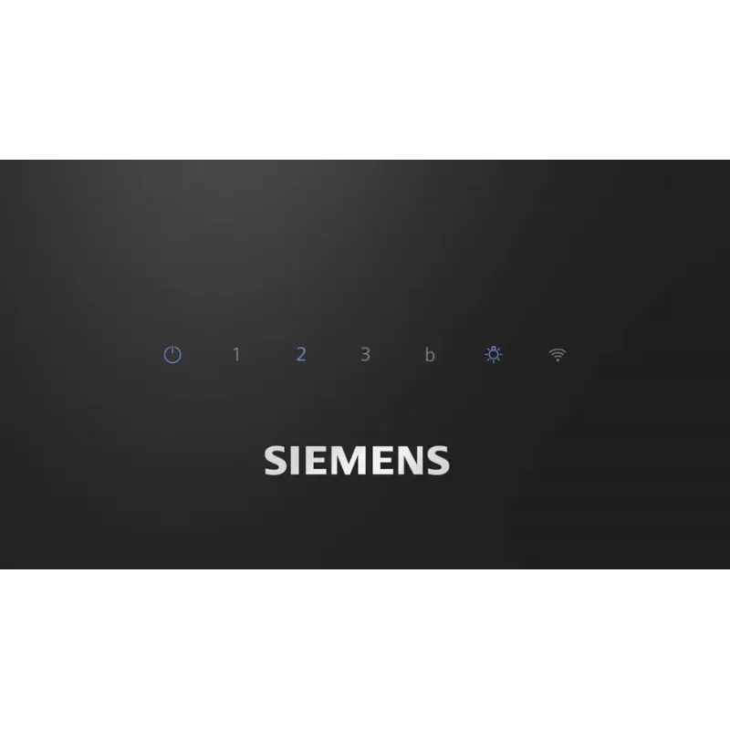 Siemens iQ300 LC87KFN60 cooker hood Wall-mounted Black 427 m³/h