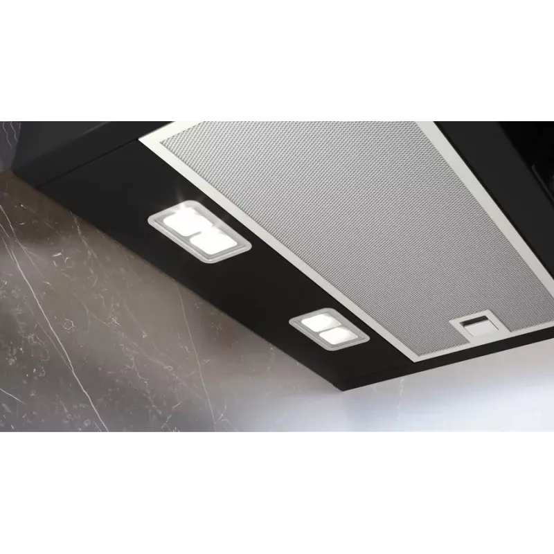 Siemens iQ300 LC87KFN60 cooker hood Wall-mounted Black 427 m³/h