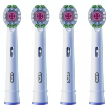 Toothbrush heads Oral-B 860960 4-pack, white replacement heads