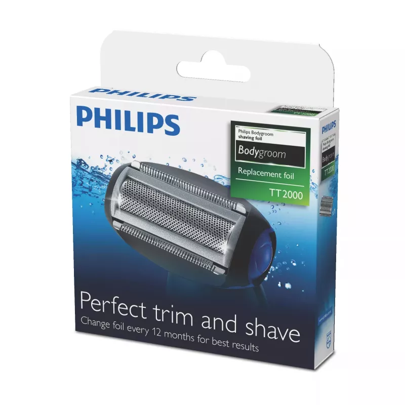 Philips Bodygroom replacement foil TT2000/43 Waterproof replacement foil shaver head