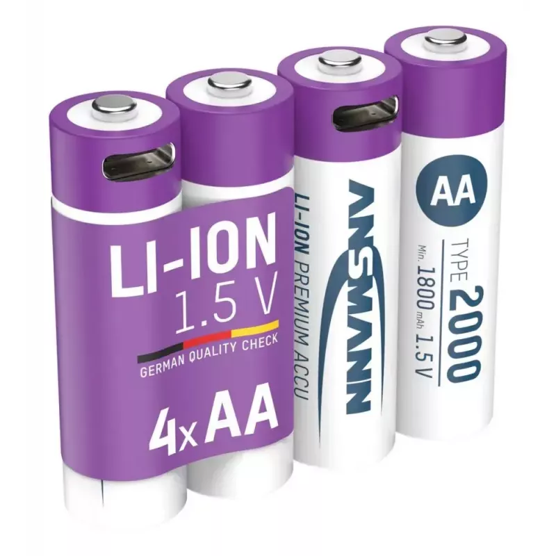 Rechargeable battery Ansmann 1312-0036 AA Lithium-Ion