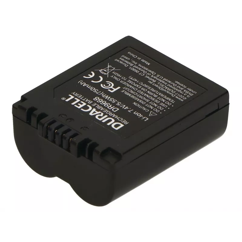Camera Battery Duracell DR9668, Lithium-Ion, 750 mAh, 35x44x18 mm