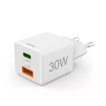 Hama 00201992 mobile device charger Smartphone White AC Fast charging Indoor, Outdoor