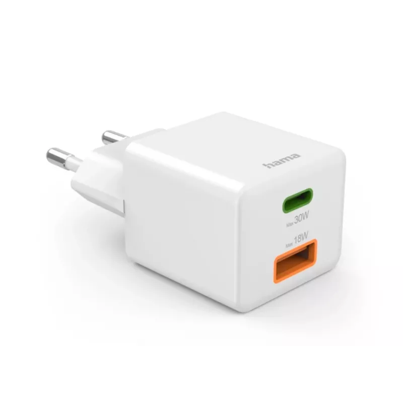 Hama 00201992 mobile device charger Smartphone White AC Fast charging Indoor, Outdoor