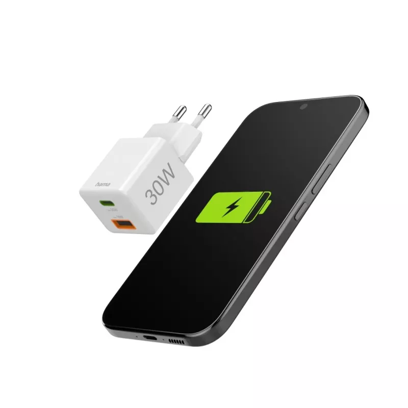 Hama 00201992 mobile device charger Smartphone White AC Fast charging Indoor, Outdoor