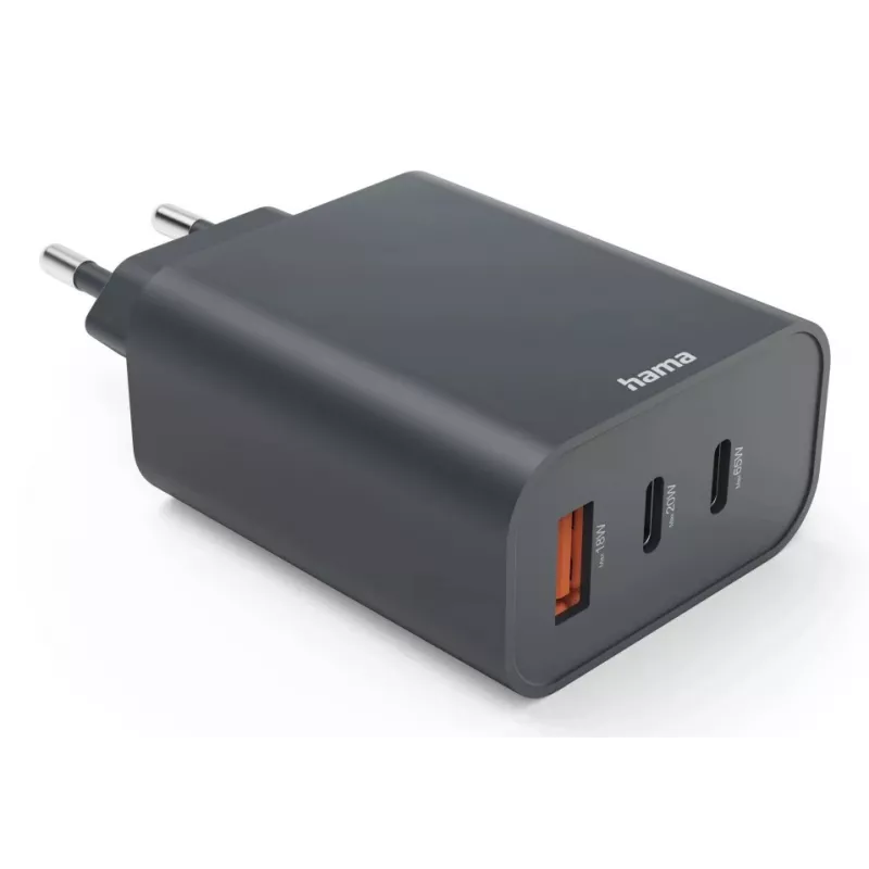 Hama 00086445 mobile device charger Smartphone, Tablet Grey AC Fast charging Indoor