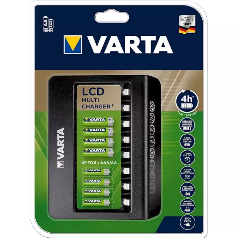 Battery Charger Varta LCD Multi Charger+
