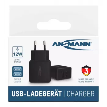 Charger Ansmann HC212 Universal Black AC Indoor