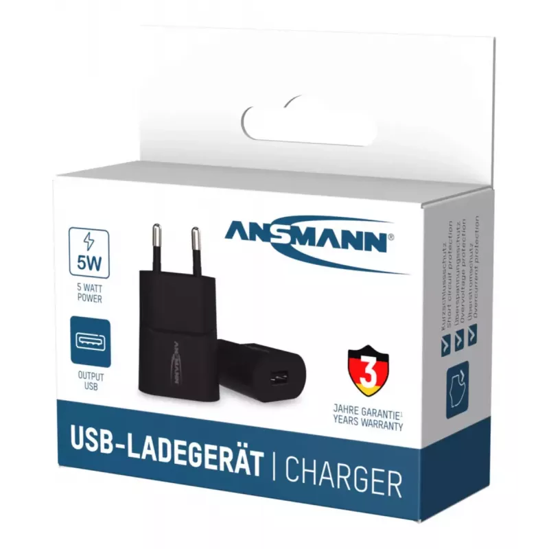 Charger Ansmann HC105 Universal Black AC Indoor