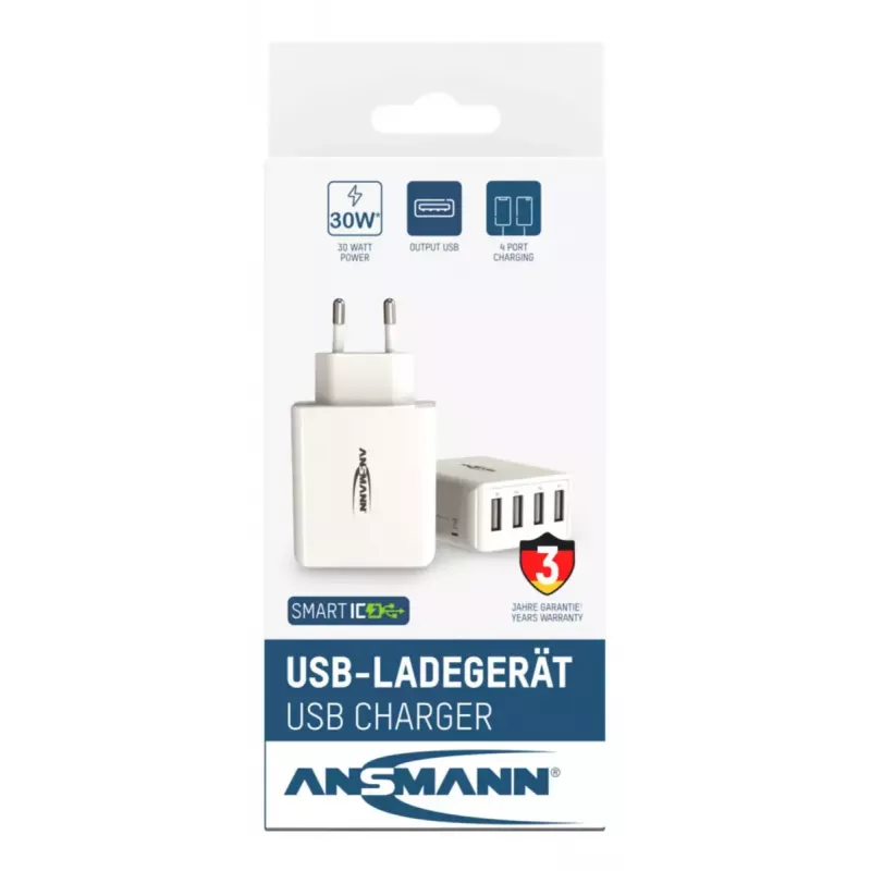 Charger Ansmann HC430 Universal White AC Indoor