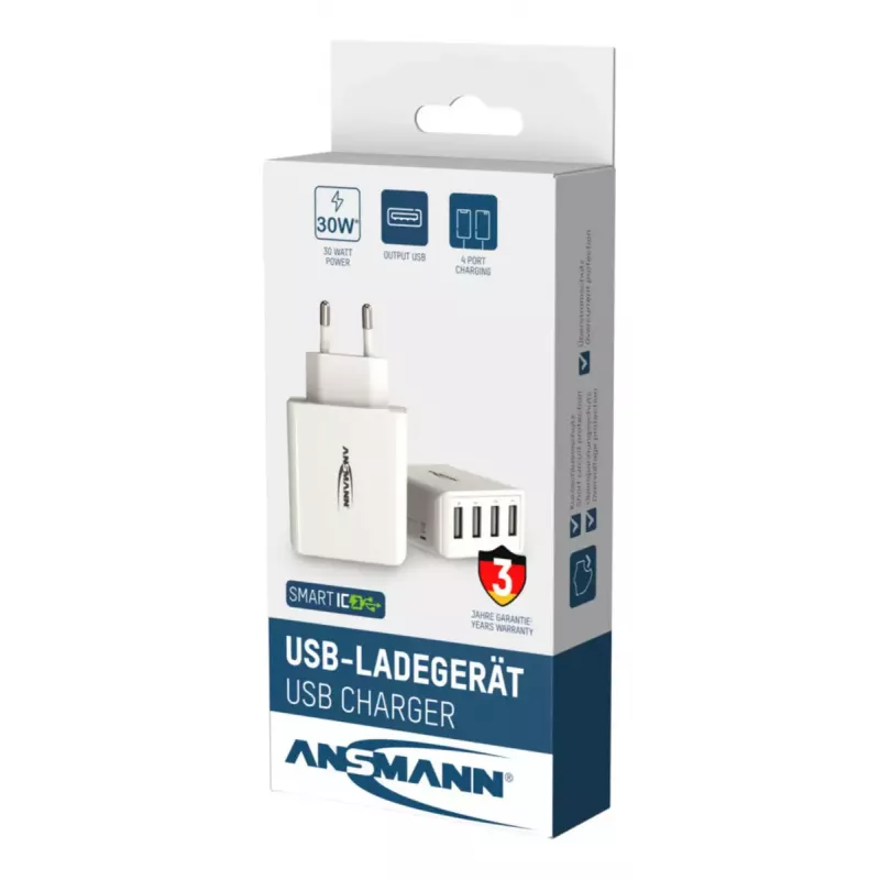 Charger Ansmann HC430 Universal White AC Indoor